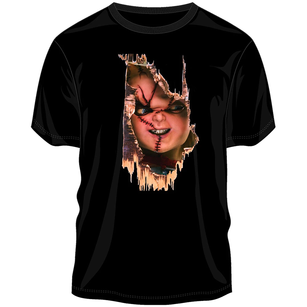 Women's BIOWORLD Black Chucky T-Shirt