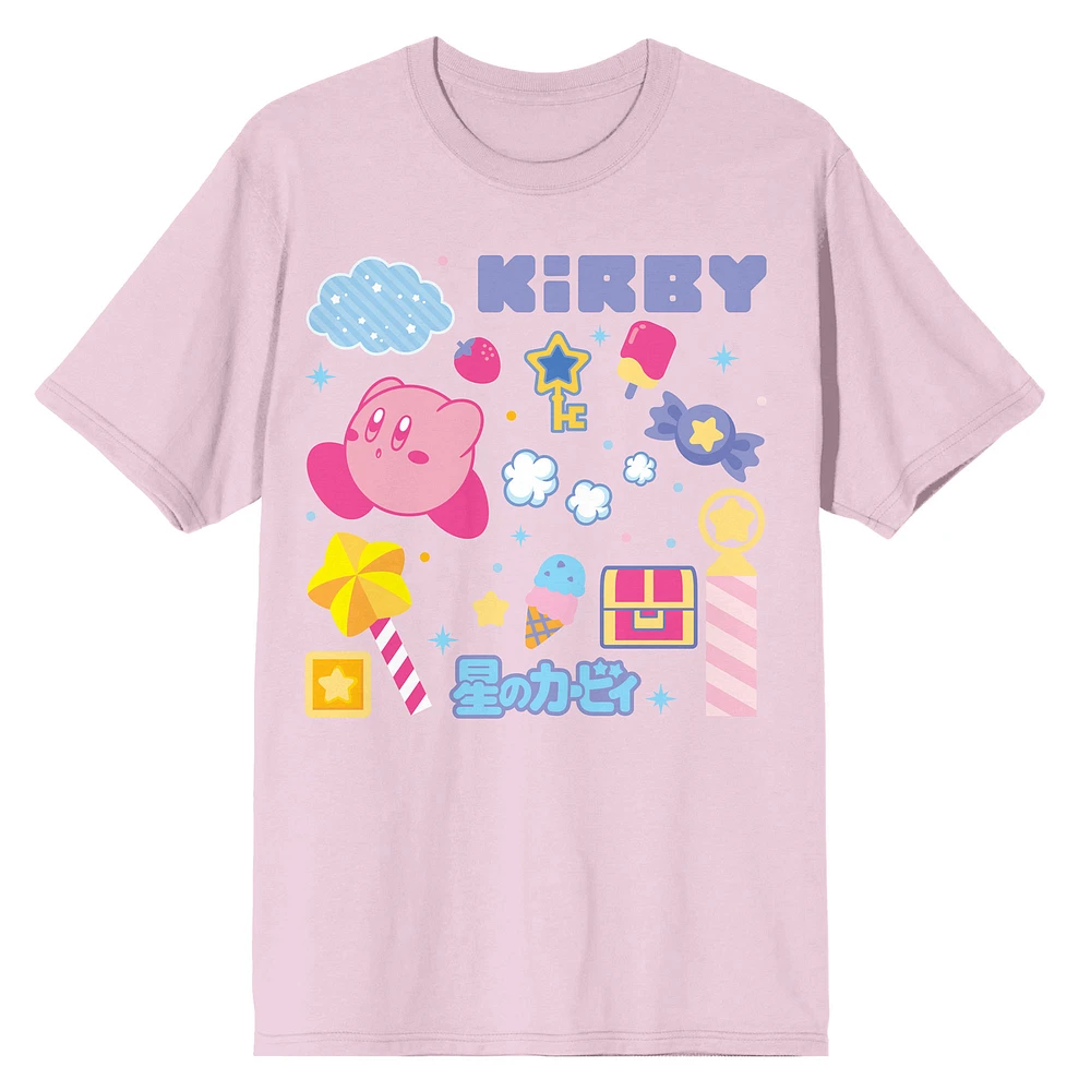 Women's Pink Kirby T-Shirt