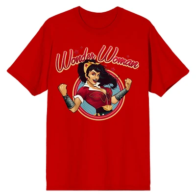 Unisex BIOWORLD Red Wonder Woman T-Shirt