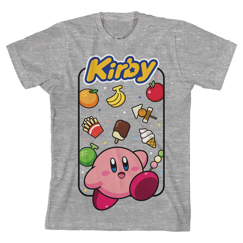 Youth BIOWORLD Heather Gray Kirby T-Shirt