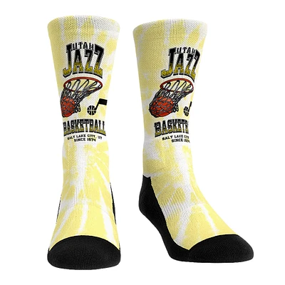 Unisex Rock Em Socks Utah Jazz Vintage Hoop Crew