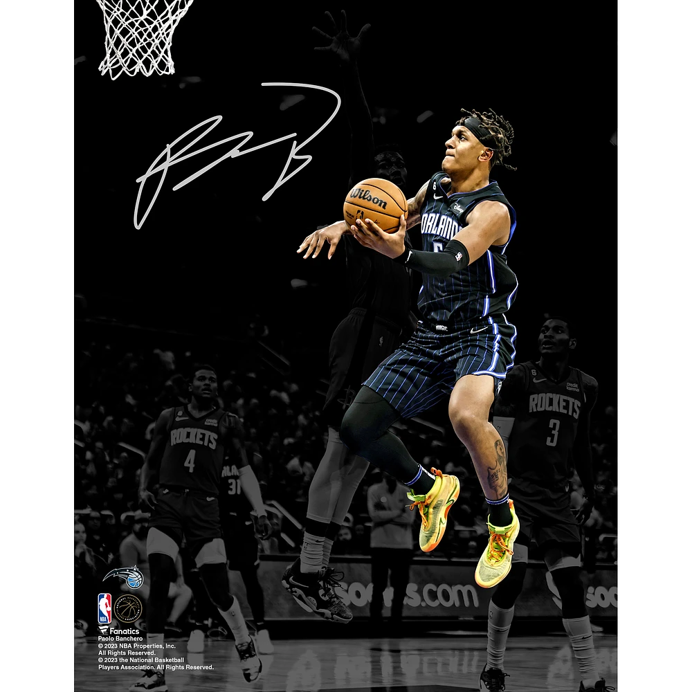 Paolo Banchero Orlando Magic Autographed 11" x 14" Spotlight Photograph