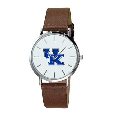 Kentucky Wildcats Plexus Brown Leather Watch