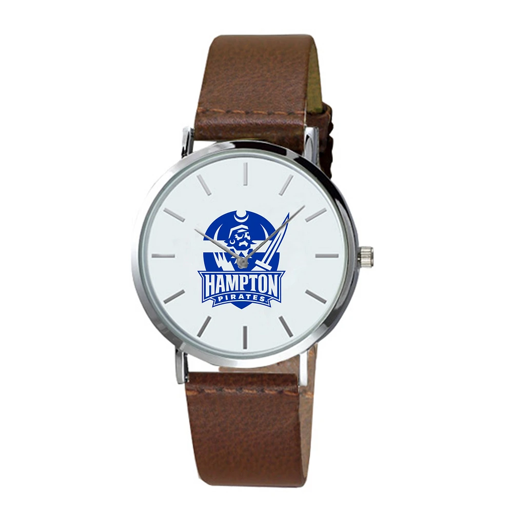 Hampton Pirates Plexus Brown Leather Watch