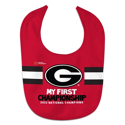 Infant WinCraft Georgia Bulldogs College Football Playoff 2022 National Champions All Pro Baby Bib
