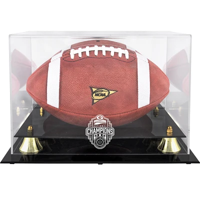 Fanatics Authentic Georgia Bulldogs College Football Playoff 2022 National Champions Golden Classic Football Display Case