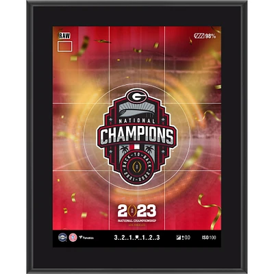 Fanatics Authentic Georgia Bulldogs College Football Playoff 2022 National Champions 10'' x 13'' Sublimated Plaque