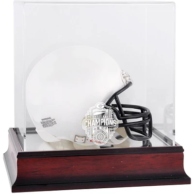 Fanatics Authentic Georgia Bulldogs College Football Playoff 2022 National Champions Mahogany Mini Helmet Display Case