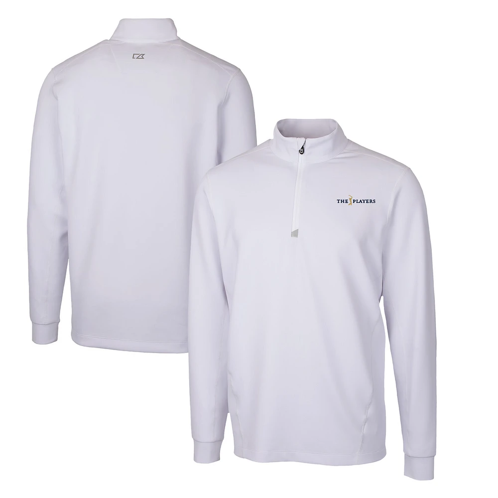 Men's Cutter & Buck THE PLAYERS DryTec Traverse Stretch Quarter-Zip Pullover Top