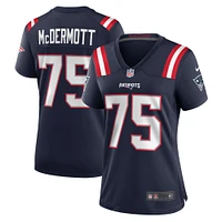 Women's Nike Conor McDermott Navy New England Patriots Game Jersey