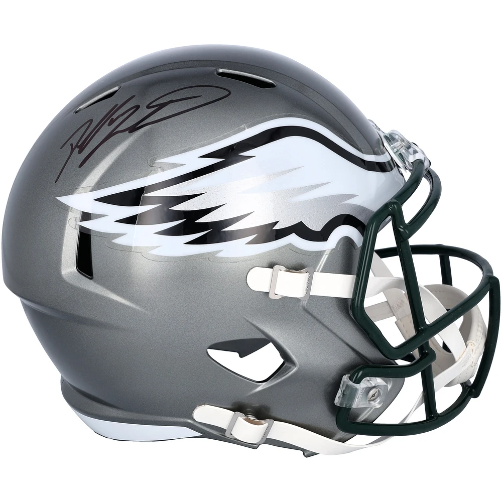 Dallas Goedert Philadelphia Eagles Autographed Riddell Flash Speed Replica Helmet