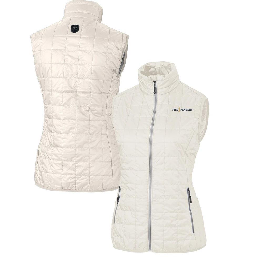 Women's Cutter & Buck THE PLAYERS Rainier PrimaLoft Eco Full-Zip Puffer Vest