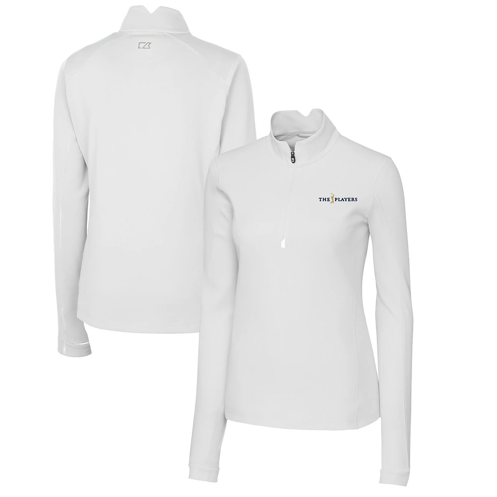 Women's Cutter & Buck THE PLAYERS DryTec Traverse Stretch Quarter-Zip Pullover Top