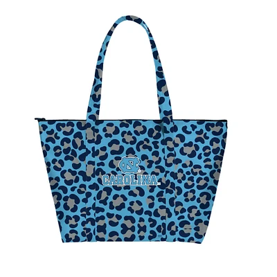 North Carolina Tar Heels Leopard Weekender Tote Bag