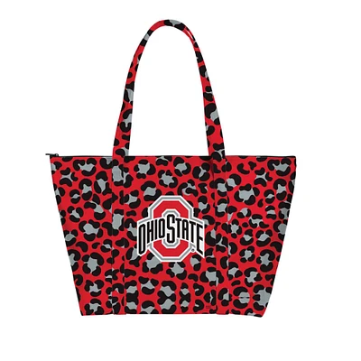 Ohio State Buckeyes Leopard Weekender Tote Bag