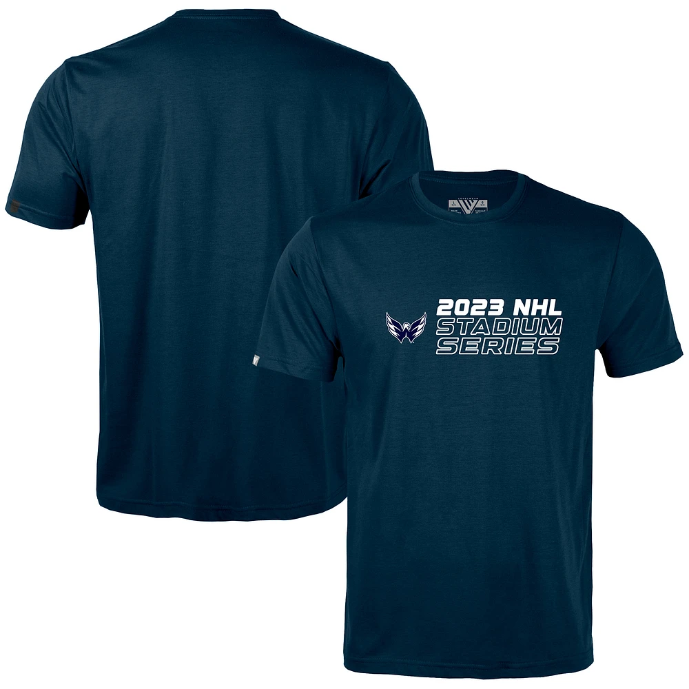 Youth Levelwear Navy Washington Capitals 2023 NHL Stadium Series Richmond Core T-Shirt