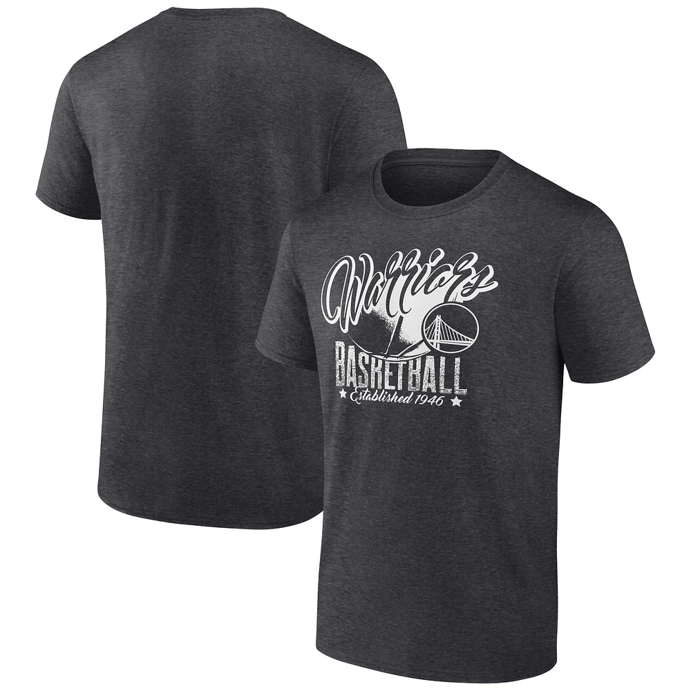 Men's Charcoal Golden State Warriors Winner T-Shirt