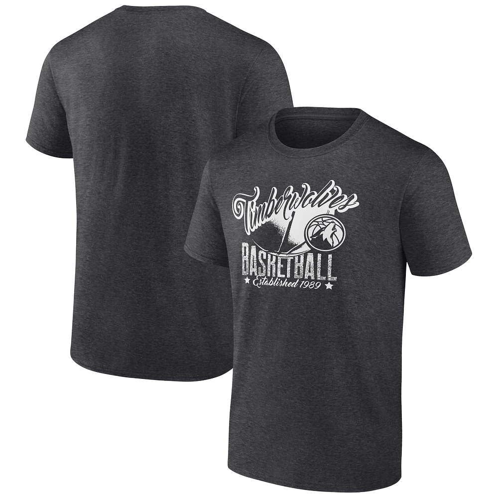 Men's Charcoal Minnesota Timberwolves Winner T-Shirt