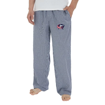 Men's Concepts Sport Navy Columbus Blue Jackets Traditional Woven Pants