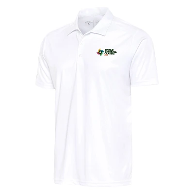 Men's Antigua White 2023 World Baseball Classic Tribute Polo
