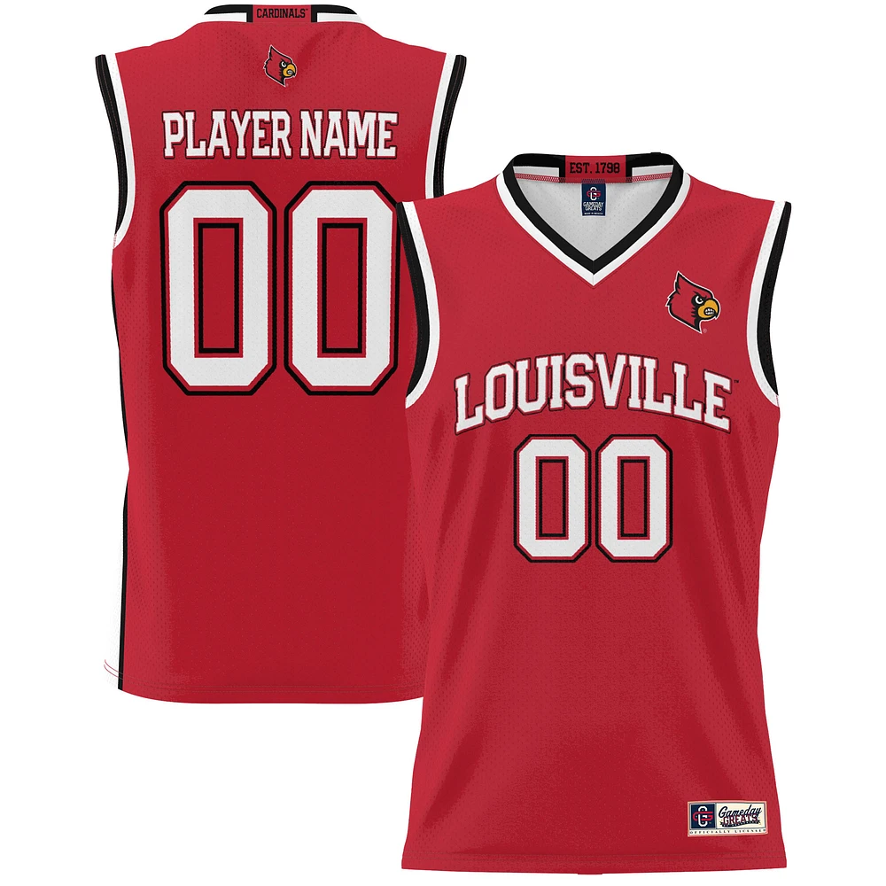 Unisex GameDay Greats Louisville Cardinals Lightweight NIL Pick-A-Player Men's Basketball Jersey