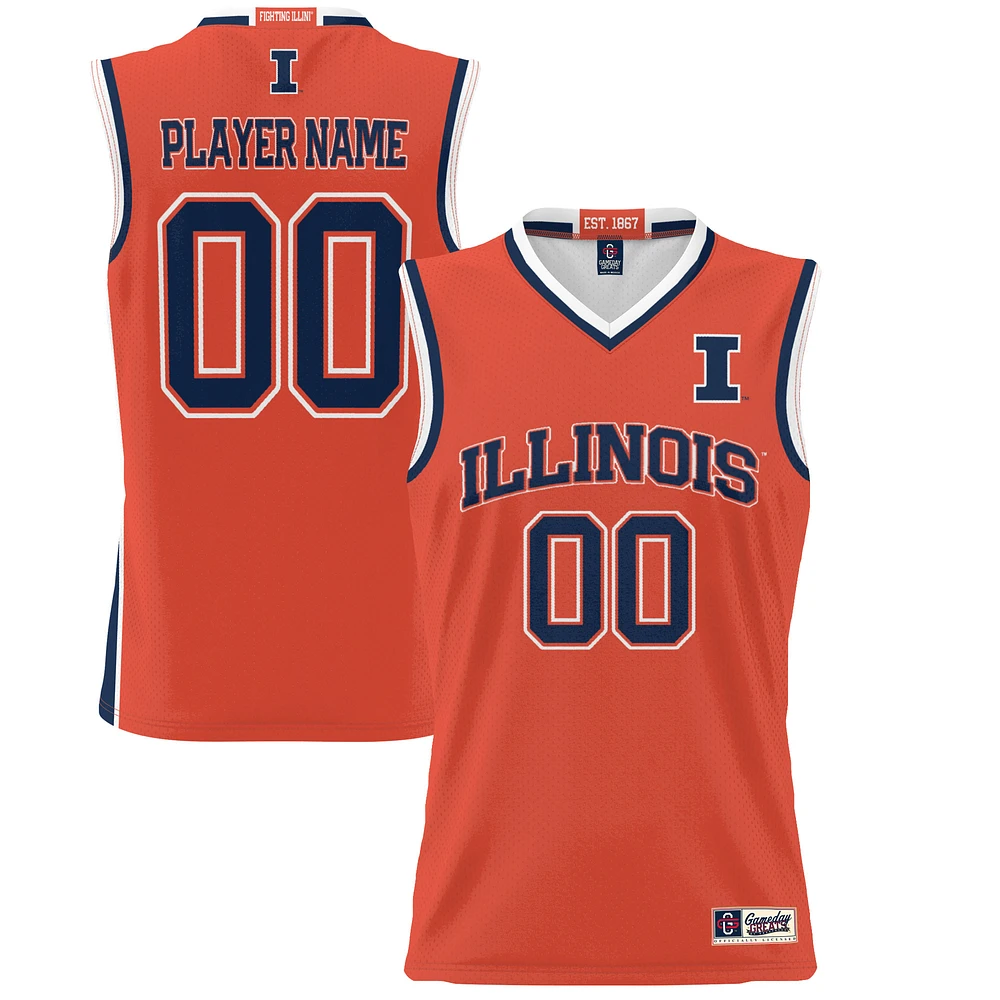 Unisex GameDay Greats Illinois Fighting Illini Lightweight NIL Pick-A-Player Women's Basketball Jersey