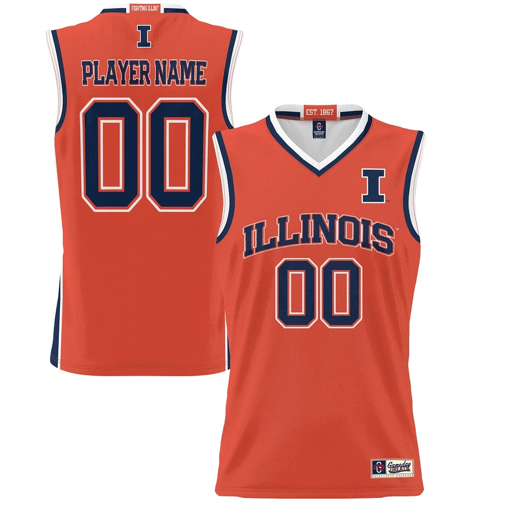 Youth GameDay Greats Illinois Fighting Illini NIL Pick-A-Player Lightweight Women's Basketball Jersey