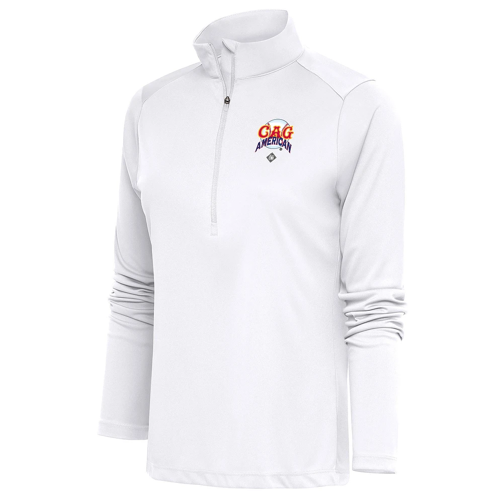 Women's Antigua Chicago American Giants Tribute Half-Zip Pullover Top