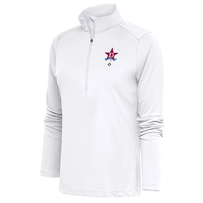 Women's Antigua Detroit Stars Tribute Half-Zip Pullover Top