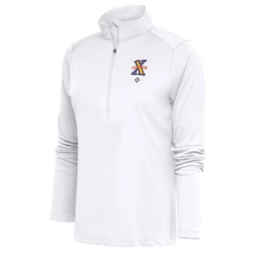 Women's Antigua Cuban Giants Tribute Half-Zip Pullover Top