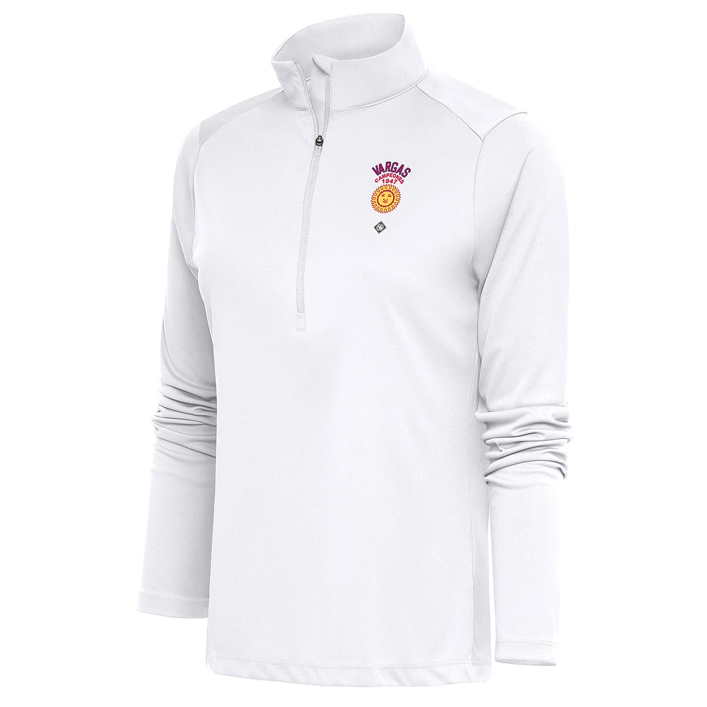 Women's Antigua Vargas Campeones Tribute Half-Zip Pullover Top