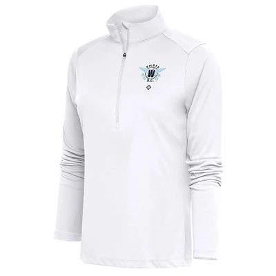 Women's Antigua Washington Pilots Tribute Half-Zip Pullover Top