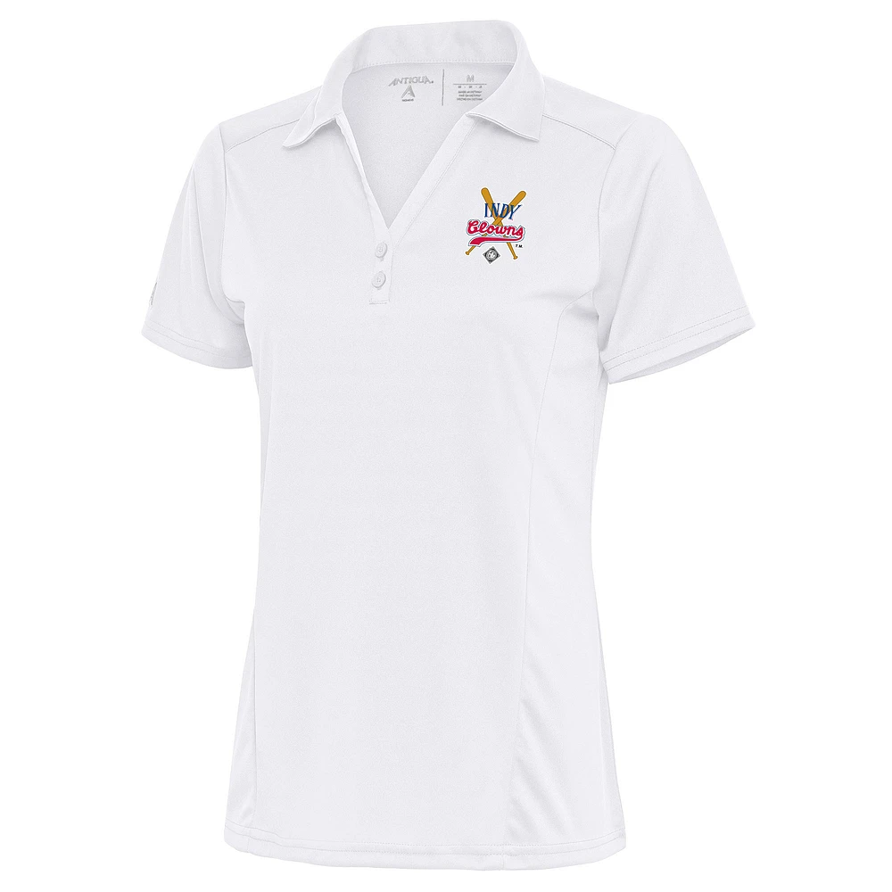 Women's Antigua Indianapolis Clowns Tribute Polo