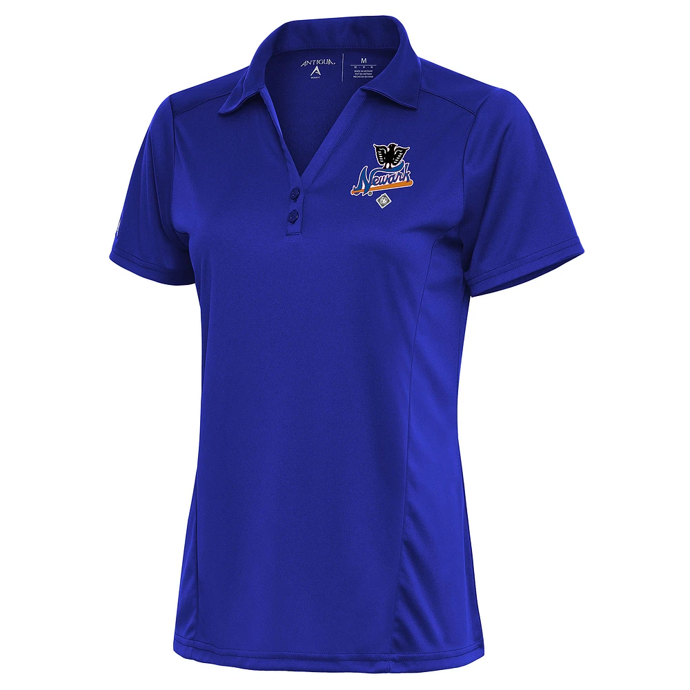 Women's Antigua Royal Newark Eagles Tribute Polo
