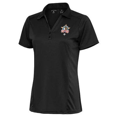 Women's Antigua Charcoal Negro League Tribute Polo