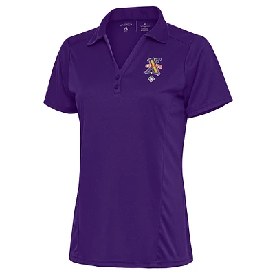 Women's Antigua Purple Cuban Giants Tribute Polo