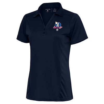 Women's Antigua Navy Brooklyn Royal Giants Tribute Polo
