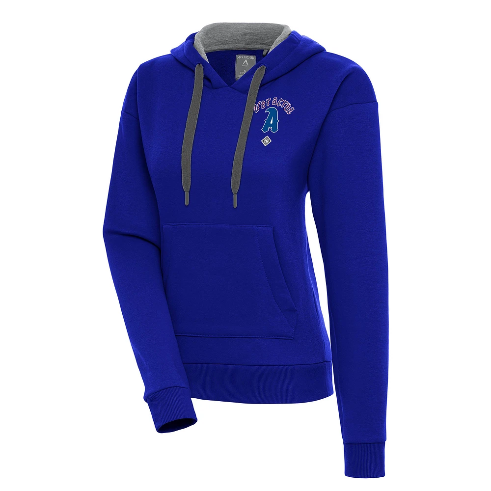 Women's Antigua Royal Azules de Veracruz Victory Pullover Hoodie
