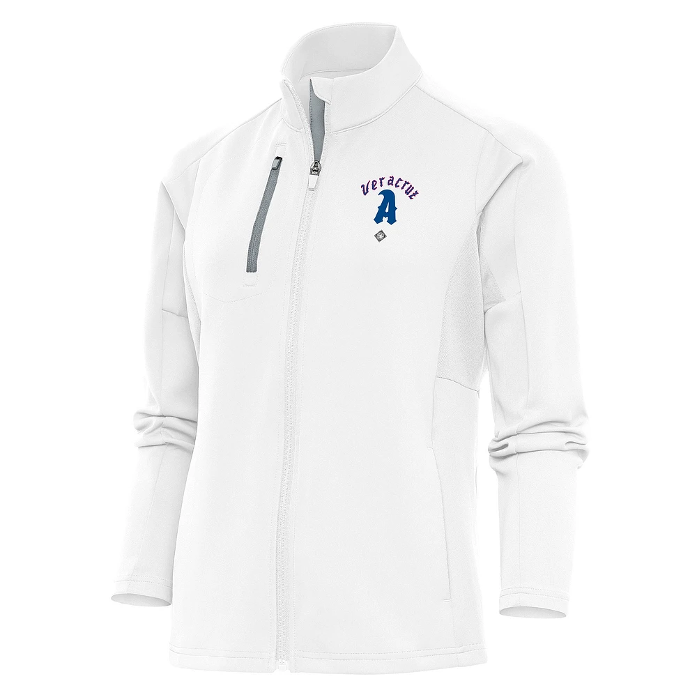 Women's Antigua White Azules de Veracruz Generation Full-Zip Jacket