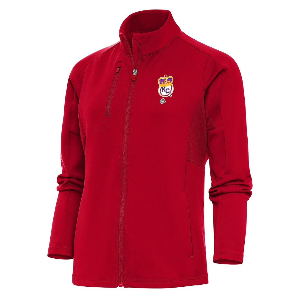 Women's Antigua Kansas City Monarchs Generation Full-Zip Jacket