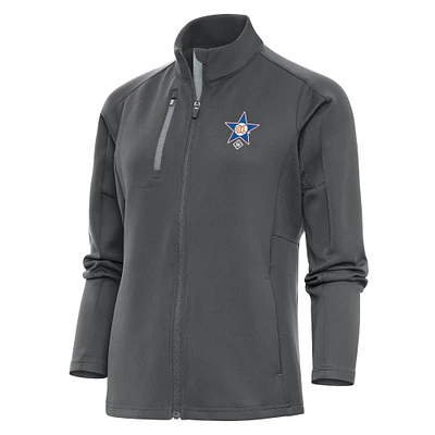 Women's Antigua Charcoal St. Louis Stars Generation Full-Zip Jacket
