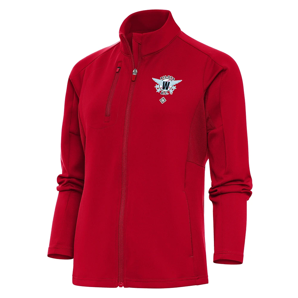 Women's Antigua Washington Pilots Generation Full-Zip Jacket