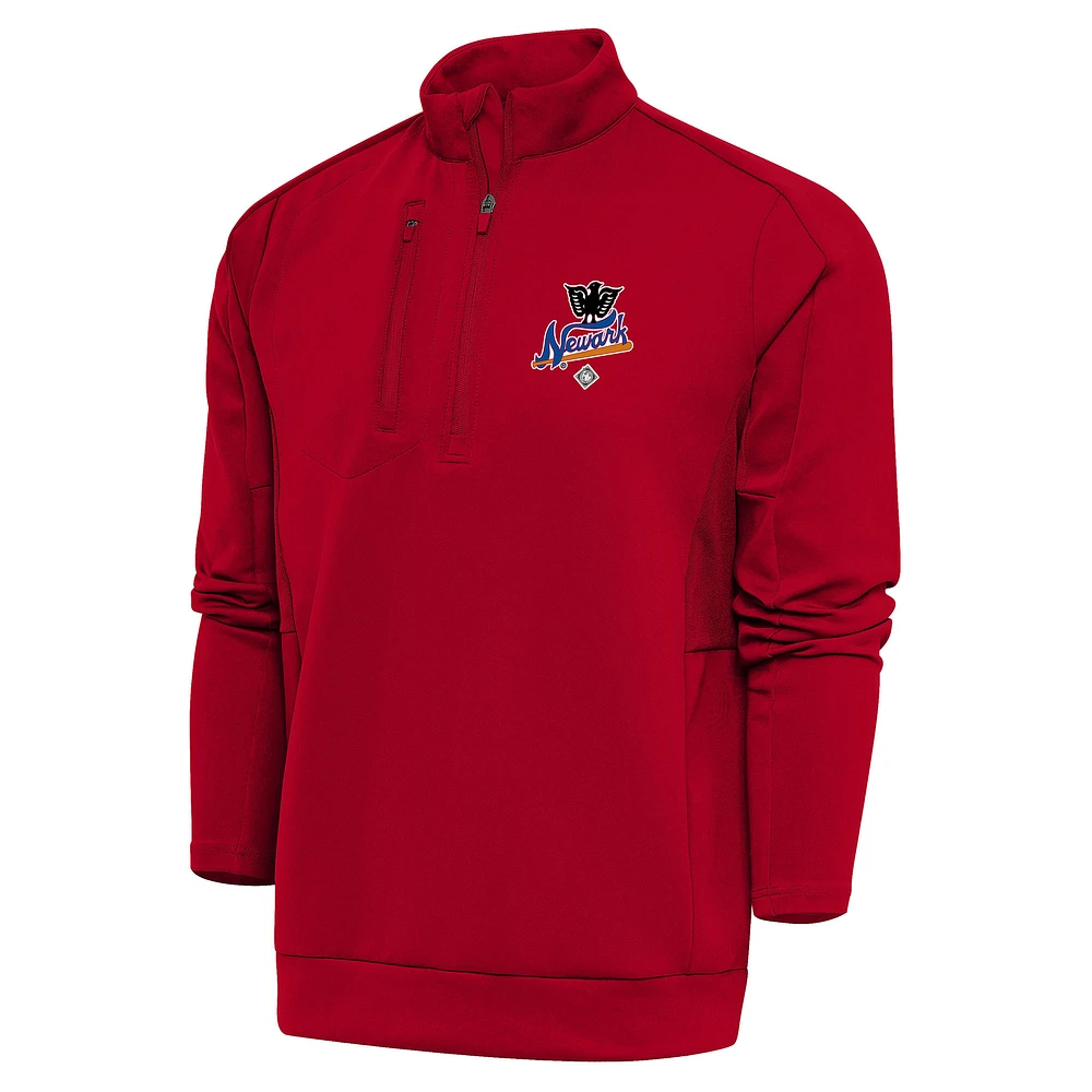 Men's Antigua Newark Eagles Generation Quarter-Zip Pullover Top