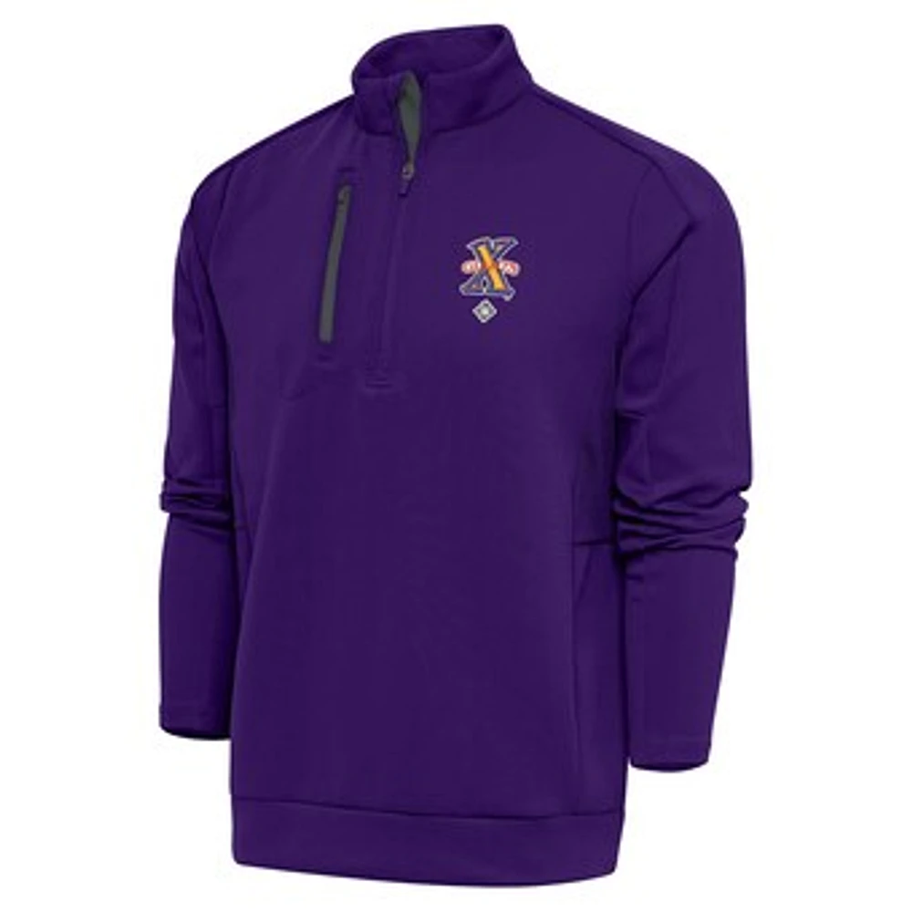 Men's Antigua Cuban Giants Generation Quarter-Zip Pullover Top