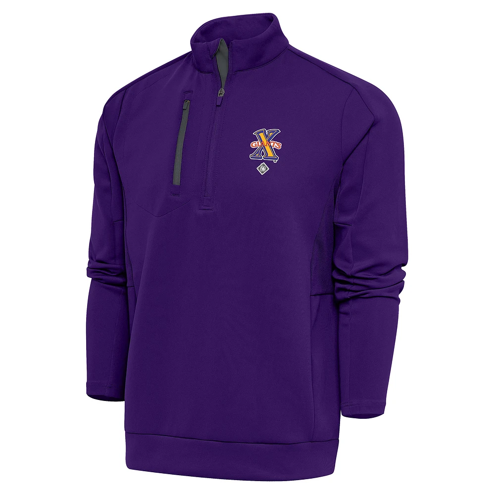 Men's Antigua Cuban Giants Generation Quarter-Zip Pullover Top