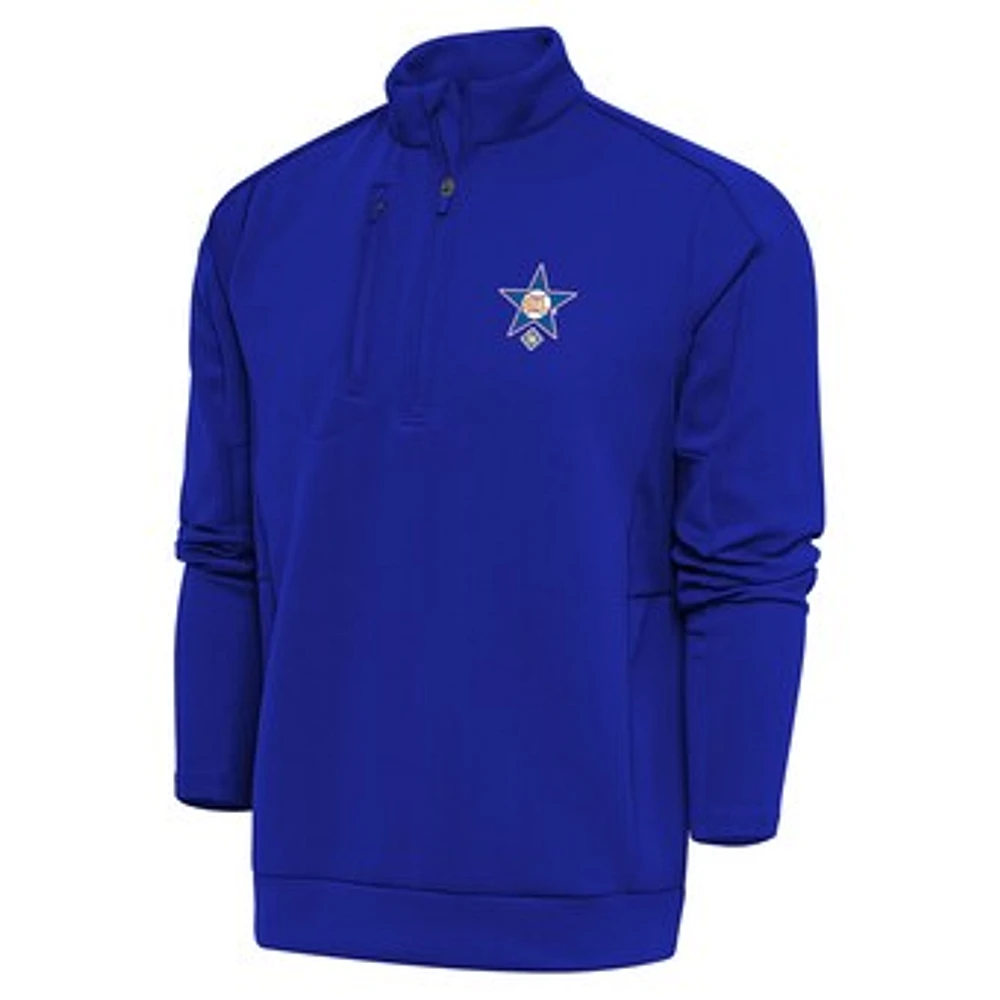 Men's Antigua Royal St. Louis Stars Generation Quarter-Zip Pullover Top