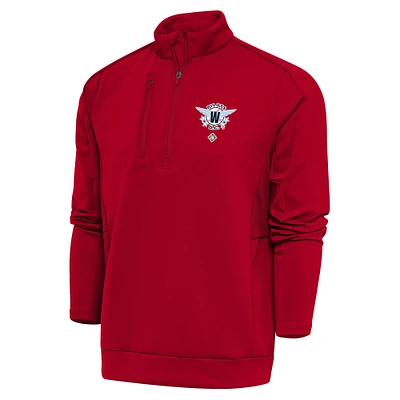 Men's Antigua Washington Pilots Generation Quarter-Zip Pullover Top