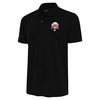 Men's Antigua Black Chicago American Giants Tribute Polo