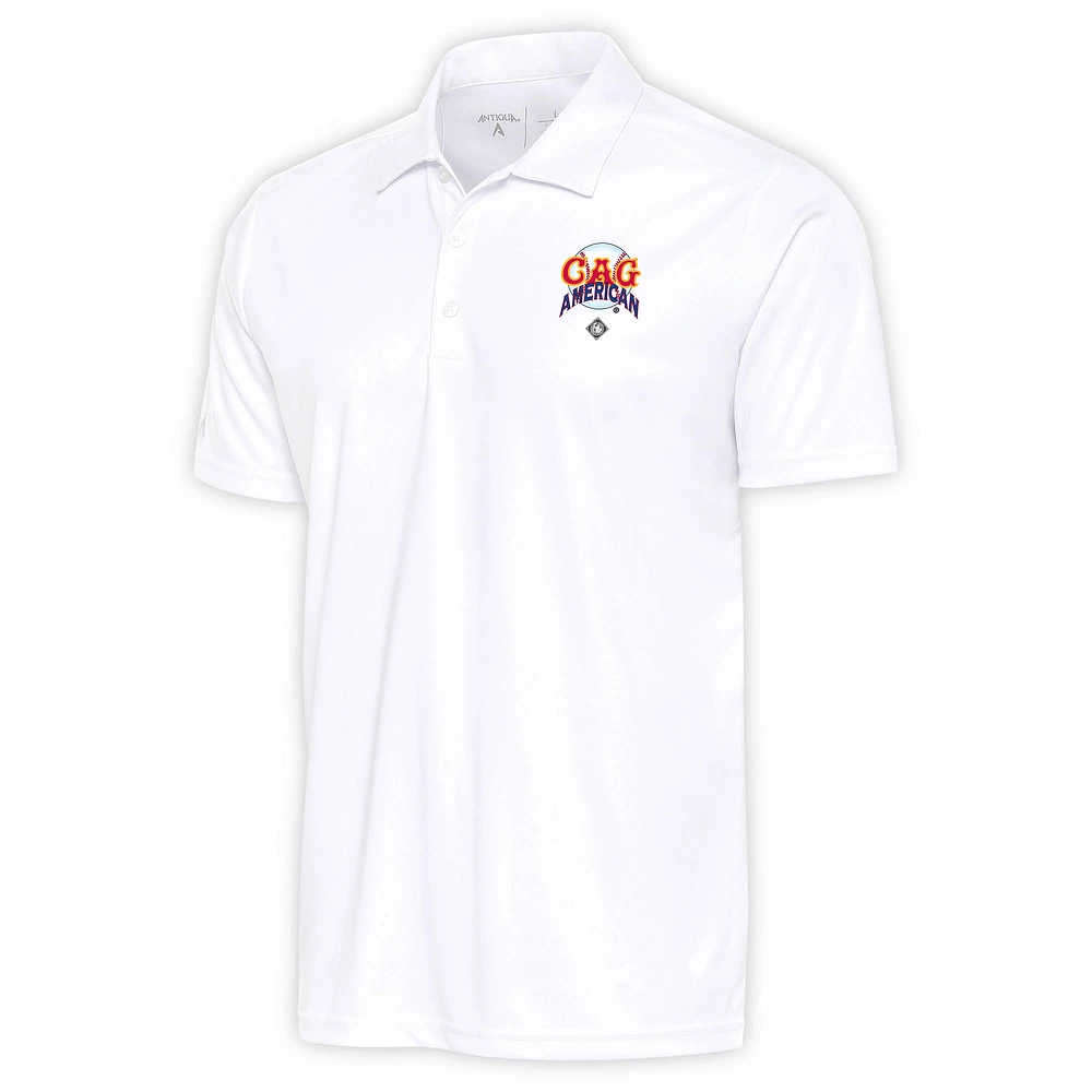 Men's Antigua White Chicago American Giants Tribute Polo