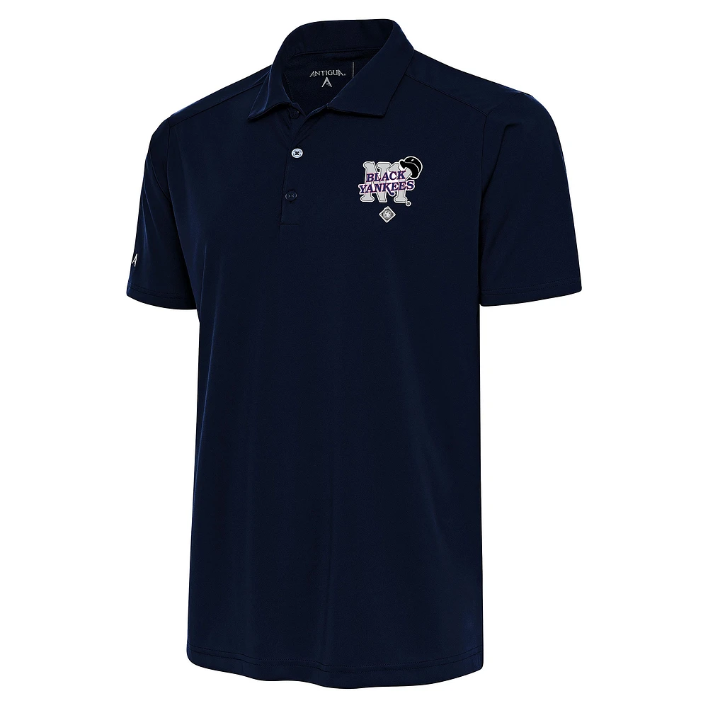 Men's Antigua Navy New York Black Yankees Tribute Polo